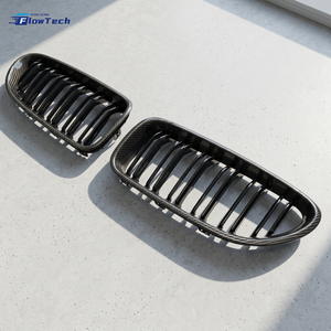 Grille principale en fibre de carbone légère pour BMW 650 650i Alpina B6 F06 F12 F13 N63 4.0L V8 avec ajustement OEM finition brillante - Product Image 6