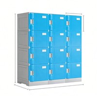 Vente directe d'usine Casiers extérieurs avec casiers verrouillables pour un usage extérieur et commercial