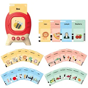 Hot Selling Educational Toys Words Reading Talking Flash Card Learning Toy Children Learning Machine In English 120PCS