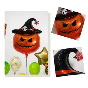 Globo de Halloween Arco Guirnalda Escena Fiesta Temática Diseño Juego de globos de aluminio Decoraciones para actividades de Halloween - Product Image 4