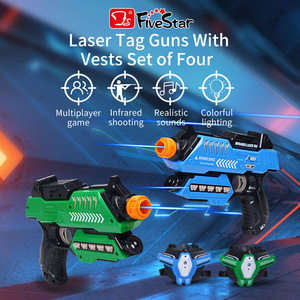 Pistolet de tir au laser infrarouge FiveStar en plastique ABS, jouet électronique pour les enfants de 5 ans et plus, <span class=keywords><strong>jeu</strong></span> d'équipe en intérieur/extérieur, certifié EN71, Laser Versus - Product Image 5