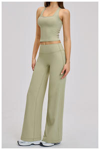 Ensemble de 4 leggings de yoga pour femmes, coupe évasée, taille haute, respirants, en Spandex/Nylon, pour le sport, la course et le fitness - Product Image 6