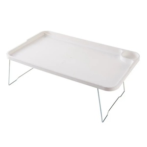 Table de lit pliable, table portable multifonction pour ordinateur portable avec support pour ordinateur portable et porte-gobelet - Product Image 3