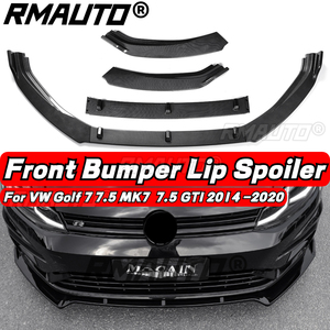Pour Volkswagen VW Golf 7 7.5 MK7 MK7.5 GTI 2014-2020 : Lame de pare-chocs avant, séparateur, spoiler, diffuseur, protection, kit carrosserie, accessoires automobiles - Product Image 1
