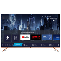 Tv Led & Lcd 4K Pintar Android 11 Tv Tanpa Bingkai Desain Modis