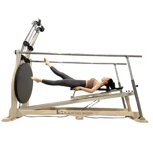 Home Gym Professional Yoga Pilates Training Bed Wooden Equipment Fitness Balance Exercise Machine Jumping Stretching Board
