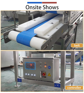 Máquina Cortadora de Berenjenas Industrial QP-V1, Máquina Cortadora de Frutas y Verduras Horizontal de un Solo Canal para Uso Comercial - Product Image 3