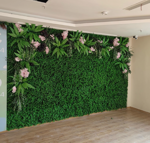 Neues Design Maßgefertigte Vertikale Pflanzenwand im Dschungel-Stil Künstliche Hintergrundwand-Paneele Grüne Graswand für Heimdekoration - Product Image 4