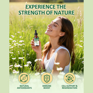 Compléments alimentaires liquides à base de corossol (graviola) pur et naturel de 60 ml, marque privée, avec algues marines, curcuma et moringa pour l'immunité - Product Image 5