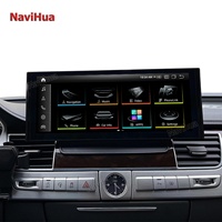 Radio de coche con pantalla táctil NaviHua Android 11 de 12.3 pulgadas, estéreo, GPS, navegación, reproductor multimedia de DVD, navegación GPS para Audi A8 2012-2018