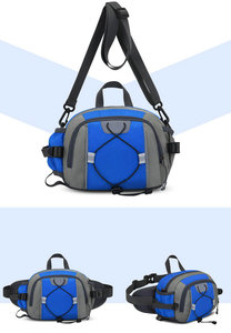 Bolso <span class=keywords><strong>bandolera</strong></span> de hombro Senderismo al aire libre Deporte Moda Viaje Bum Belt <span class=keywords><strong>Riñonera</strong></span> para Mujeres Hombres con soporte para botella de agua - Product Image 3