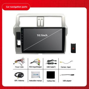 Radio con Pantalla de 10 Pulgadas para Toyota Land Cruiser Prado 2014-2017, Reproductor Multimedia Doble DIN de Ocho Núcleos, Estéreo para Auto con GPS y Navegación Android - Product Image 3