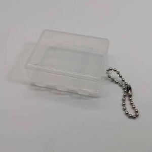 Mini boîte en plastique transparent Guka boucles <span class=keywords><strong>d</strong></span>'oreilles anneau boîte <span class=keywords><strong>de</strong></span> <span class=keywords><strong>rangement</strong></span> pour écouteurs couverture <span class=keywords><strong>de</strong></span> bande anti-poussière PP <span class=keywords><strong>vide</strong></span> boîte <span class=keywords><strong>de</strong></span> cadeaux en plastique chaîne - Product Image 5