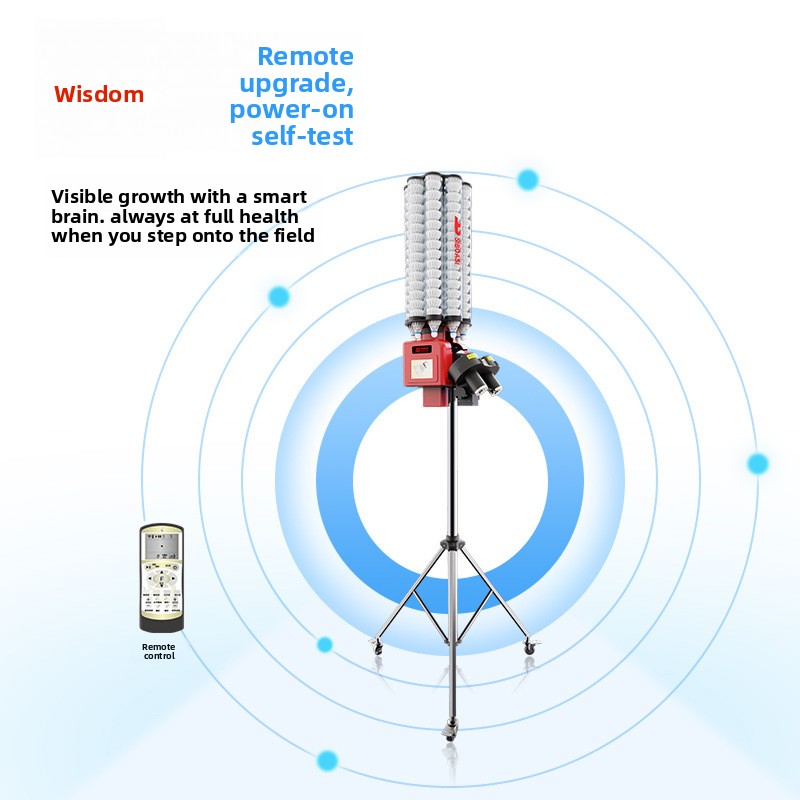 SS-B3 Convenient Automatic Intelligent Badminton Serve Machine Trainer Feeding Practice Device for Badminton Training