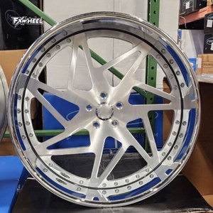 OEM Giả Mạo Bánh Xe Tùy Chỉnh Vành Xe 22 23 24 Inch Hai Mảnh Giả Mạo Bánh Xe Hợp Kim 5x114.3 5x120 6x139.7 Phù Hợp Cho Xe Hơi Sang Trọng - Product Image 3