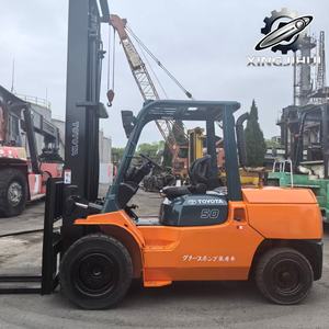 Chariot élévateur TOYOTA 7FD50 5 tonnes d'occasion, importé du Japon, moteur 1DZ-2, machine d'occasion, moteur à essence. - Product Image 6