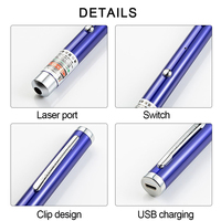 Senter Led Presenter Laser Pointer, dengan Pointer Laser murah kuat