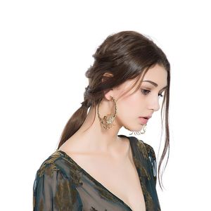 Boucles d'oreilles de grande taille pour femmes, Scorpion, en métal massif et plaqué or, pour fête, nouvelle collection <span class=keywords><strong>2020</strong></span> - Product Image 2