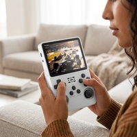 GAMINJA Nouvelle console de jeu portable rétro R36S Mini Arcade avec écran HD IPS de 3,5 pouces, port OTG, console de jeu open source Lunix