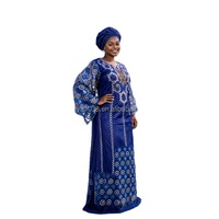 Robes de soirée formelles longues en dentelle florale avec boutons naturels pour femmes africaines nigérianes grandes tailles, dernière mode 2026, faible MOQ