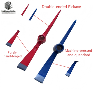 Pioche en acier noir peint de 1,5 kg, 1,8 kg, 2 kg avec manche – Fabricants chinois – Prix compétitif – Modèles P402, P406, P404, P407 - Product Image 1