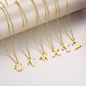 Best Selling Stainless Steel Jewelry Gold Letter m Pendant - Product Image 5