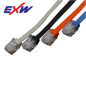 EXW de alta calidad Cat5e plana UTP <span class=keywords><strong>Patch</strong></span> cable utp <span class=keywords><strong>patch</strong></span> cable de 25 cm gato <span class=keywords><strong>5e</strong></span> cable rohs cable flexible <span class=keywords><strong>rj45</strong></span> cable de parche - Product Image 2