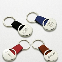 Porte-clés en forme de maison avec alliage de zinc et sangle en tissu, porte-clés unique pour la promotion immobilière