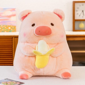 Peluche cochon mignonne, jouet animal super doux avec rembourrage en coton PP, cadeau d'anniversaire pour meilleur ami - Product Image 2