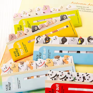 Cute Animal Stationery Sticky Notes Memo Index <strong>Posted</strong> <strong>It</strong> Sticker Memo Pad Bookmark Index Tab Sticky Notes Label Paper Stickers - Product Image 2