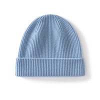 Gorro de Cachemira Otoño/Invierno, Cálido, Protege las Orejas, Color Sólido, Diseño Minimalista, Unisex, Tejido Jacquard, 48-50cm