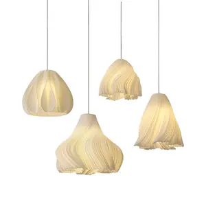 Маленькая люстра, простые современные светильники в скандинавском стиле, для ресторана, 3D-печать, креативное художественное освещение, люстра для спальни, подвесной светильник