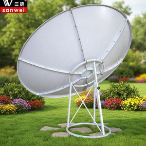 SANWEI 34 ans d'expérience <span class=keywords><strong>Antenne</strong></span> parabolique Eurostar C160cm (C1.6m) pour télévision satellite, <span class=keywords><strong>prix</strong></span> usine, support au sol en acier 3.7-4.2GHz - Product Image 2