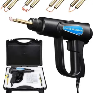 AU Plug Hot Stapler Auto Stoßstange Kunststoff Schweiß pistole mit Heftklammern Karosserie Reparatur Punkts chweiß pistole Werkzeuge Kit