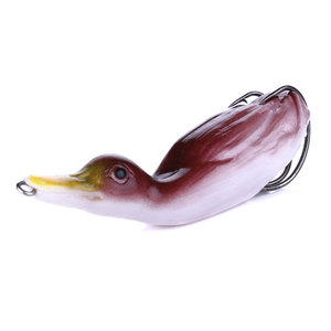 10cm/18,5G pesca de goma señuelo de pato suave Señuelos de Pesca de plástico suave Señuelos de Pesca rana - Product Image 4