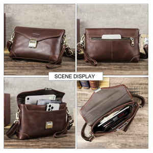 Borsa a <span class=keywords><strong>tracolla</strong></span> da <span class=keywords><strong>uomo</strong></span> in pelle di vacchetta di alta qualità borsa a <span class=keywords><strong>tracolla</strong></span> antifurto per 8.3 ''Ipad in pelle conciata al vegetale <span class=keywords><strong>pochette</strong></span> da <span class=keywords><strong>uomo</strong></span> - Product Image 4
