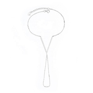 925 Sterling Silver Phong Cách Châu Âu Trang Sức Vòng Đeo Tay Kết Nối Nhẫn Ngón Tay - Product Image 1