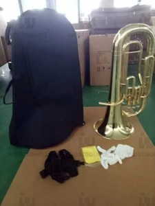Euphonium à 3+1 clés verticales, basse <span class=keywords><strong>tuba</strong></span> en Si bémol, instrument en cuivre, prix de <span class=keywords><strong>gros</strong></span>/OEM/usine, pour étudiants et professionnels - Product Image 4