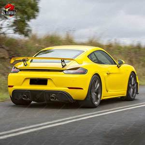 Ricambi <span class=keywords><strong>Auto</strong></span> metà fibra di carbonio GT4 stile diffusore posteriore per <span class=keywords><strong>Porsche</strong></span> Cayman <span class=keywords><strong>718</strong></span> - Product Image 3