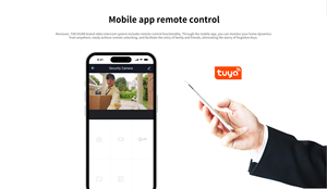 Tuya uygulaması ile 10 inç dokunmatik ekran dijital Video kapalı interkom Villa ve daire kontrolü için tüm akıllı ev cihazı - Product Image 6