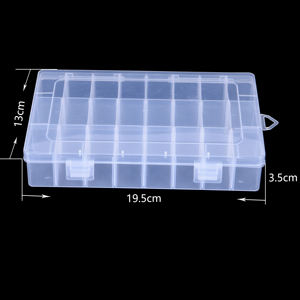Низкая цена, 18 24 36 решетки, коробка для оборудования с разделителем, детали для инструментов, пластиковый ящик для хранения - Product Image 5