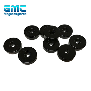 Waterproof Black <strong>Rubber</strong> Coated Round Neodymium <strong>Magnets</strong> With Countersink Hole Epoxy <strong>Magnet</strong> - Product Image 1