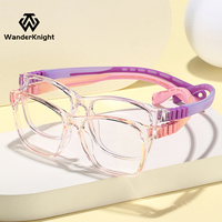 Nuevas Gafas de Silicona Flexibles para Niños, Venta Directa de Fábrica, Monturas Ópticas para Niños de Alta Calidad, Incluye Cuerda Auxiliar
