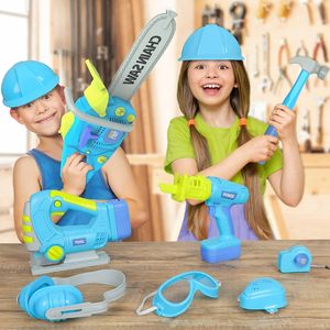 Trẻ Em Xây Dựng Công Cụ Thiết Lập Khoan Điện Và Đồ Chơi Cưa Giả Vờ Chơi Nhựa Và Gỗ Đồ Chơi Quà Tặng Cho Bé Trai Trong Năm 3-7 - Product Image 6