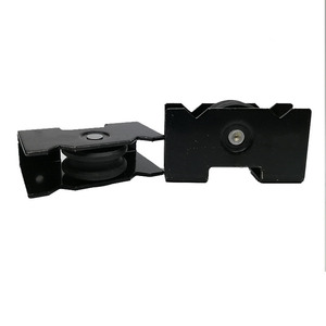 Rodillos deslizantes para puertas y ventanas, rueda con marco de acero negro, Popular, América del Sur - Product Image 2