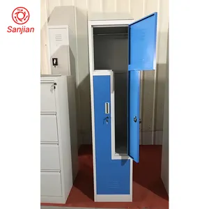 KD Phòng Tập Thể Dục Trường Ký Túc Xá Văn Phòng 2 Người Locker Z/L Hình Dạng Cửa Có Độ Dốc Hàng Đầu Tủ Quần Áo Lưu Trữ Quần Áo Thép dọc Locker