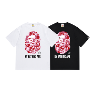 T-shirt Hip-Hop con stampa di scritta di alta qualità, modello scimmia, di tendenza, da uomo, design alla moda, collezione 2026 Bapees, bestseller - Product Image 5