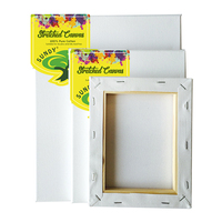 Nouvelle Toile de Peinture en Coton Blanc Forme 40x50 cm, Grande, Ronde, en Forme de Cœur, Tendue sur Cadre, Qualité Supérieure OEM, Vente Chaude 2026