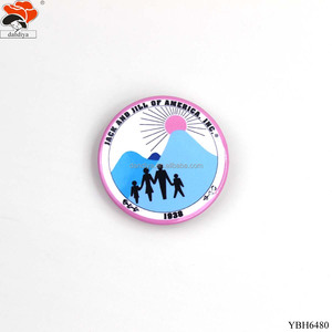 Jack Jill Sorority 1938 Greek Charm Design Safety Pin 44mm 32mm Metal <strong>Button</strong> Pin <strong>Badge</strong> Hot Sale for Engagements Children - Product Image 1
