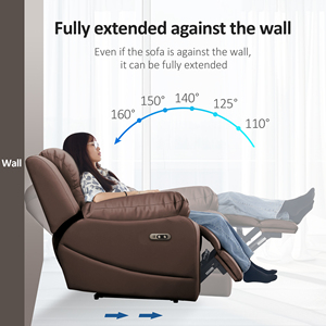 Envío Gratis en Stock <span class=keywords><strong>Sofá</strong></span> <span class=keywords><strong>Reclinable</strong></span> Eléctrico de <span class=keywords><strong>3</strong></span> <span class=keywords><strong>Plazas</strong></span> en Piel para Sala de Estar Muebles Modernos - Product Image 6